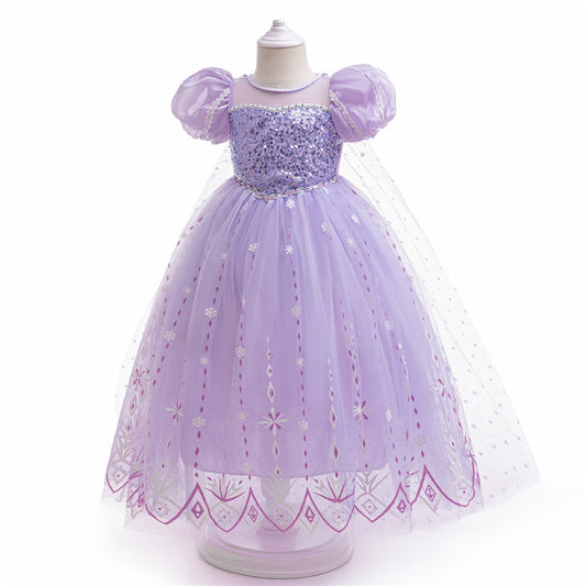 Vestido Princesa Lila