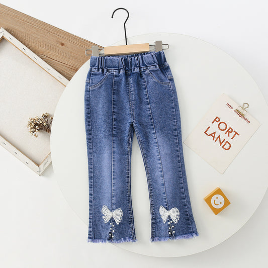 Jeans, pantalón, vaquero, pata ancha