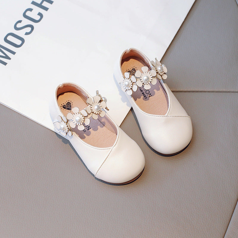Calzado, zapatitos, con flores 25030