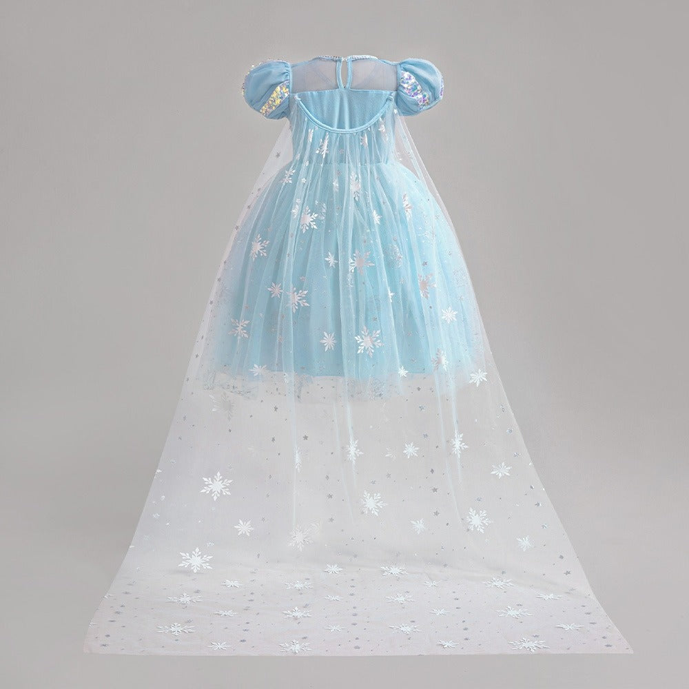 Vestido Celeste Elegante, Frozen💙