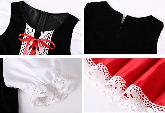 Vestido Caperucita Roja, Rojo