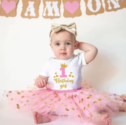 Body con tutu, Rosa, princesa, motas