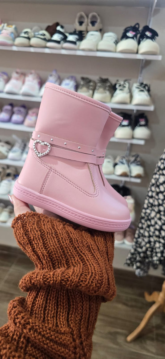 Botita, calzado, rosa, molekinha