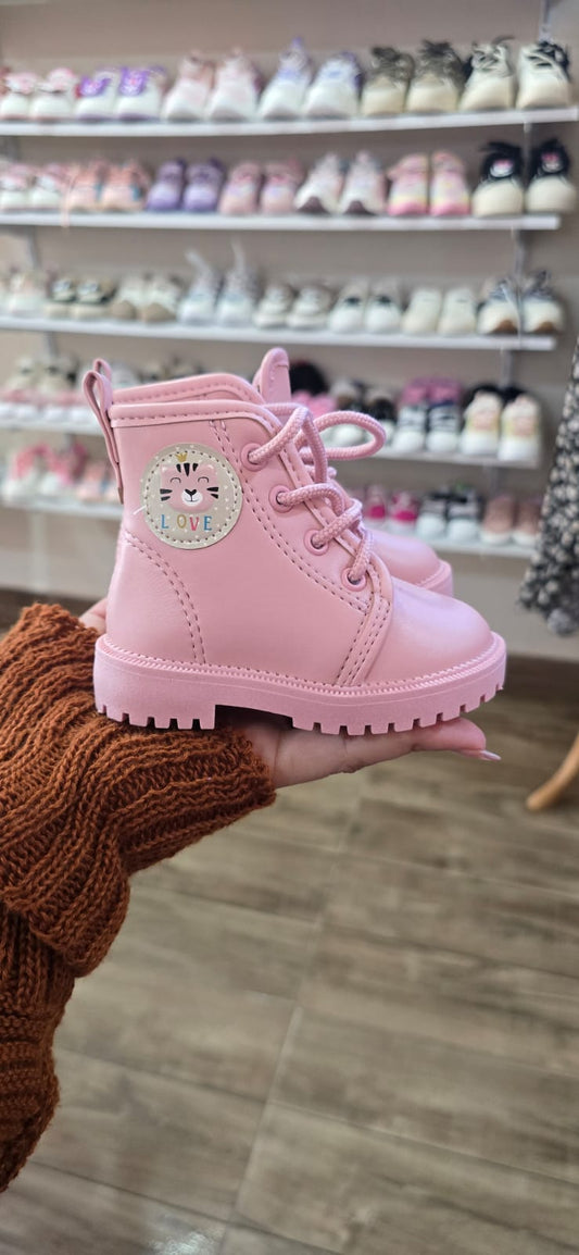 Botita, calzado, rosa, molekinha