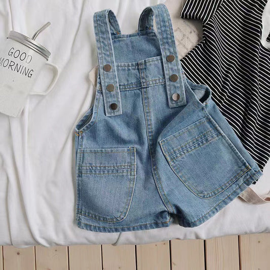 Jardinera, jeans, overol, short, bolsillos, 1037