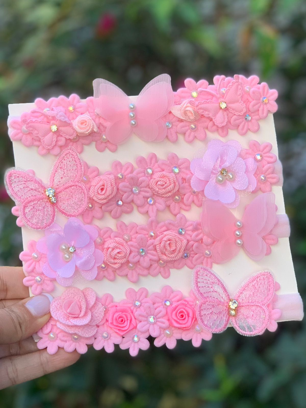 Tocado Rosita mariposas La unidad🦋, vincha, accesorios