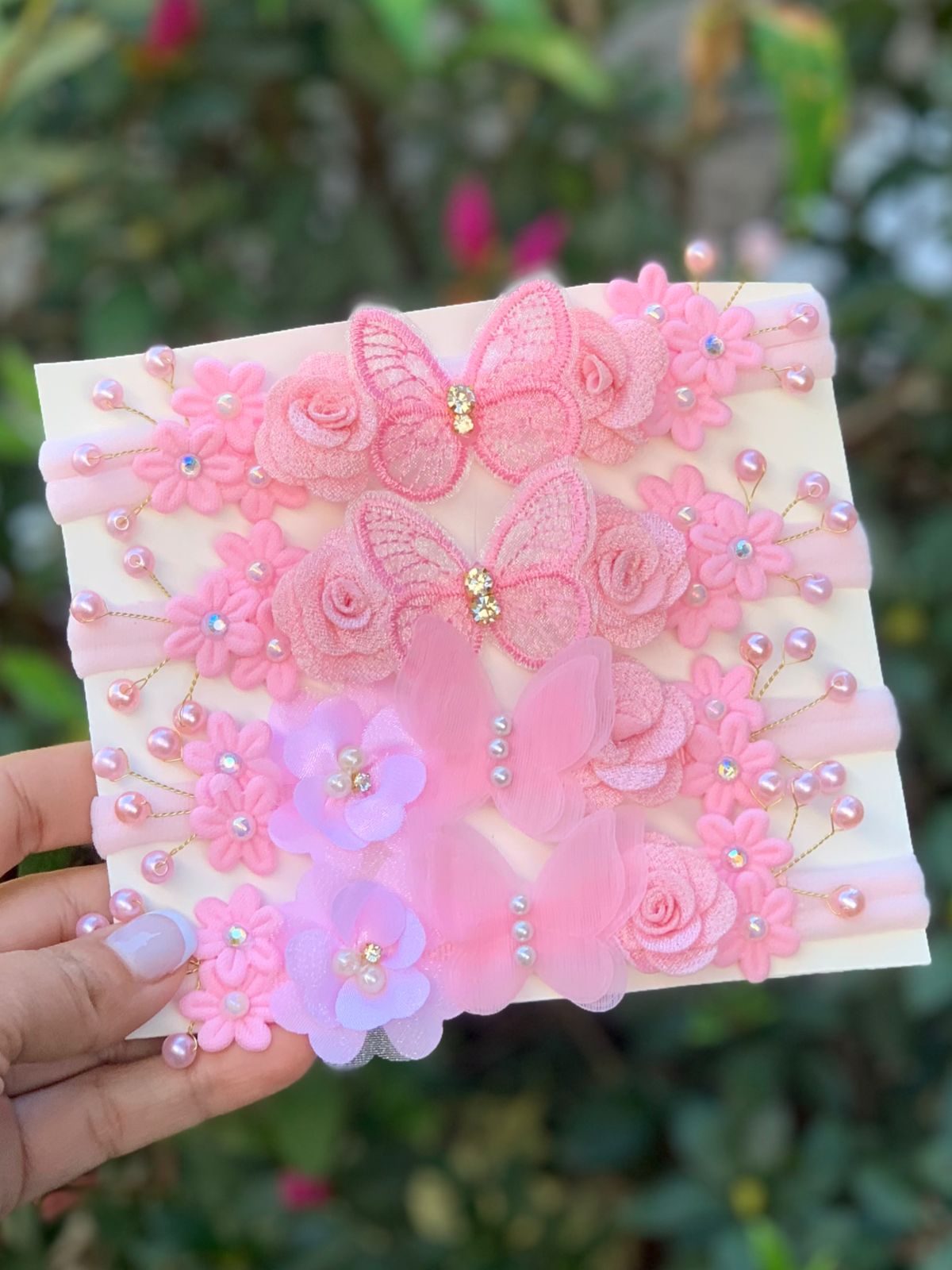 Tocado Rosita mariposas La unidad🦋, vincha, accesorios