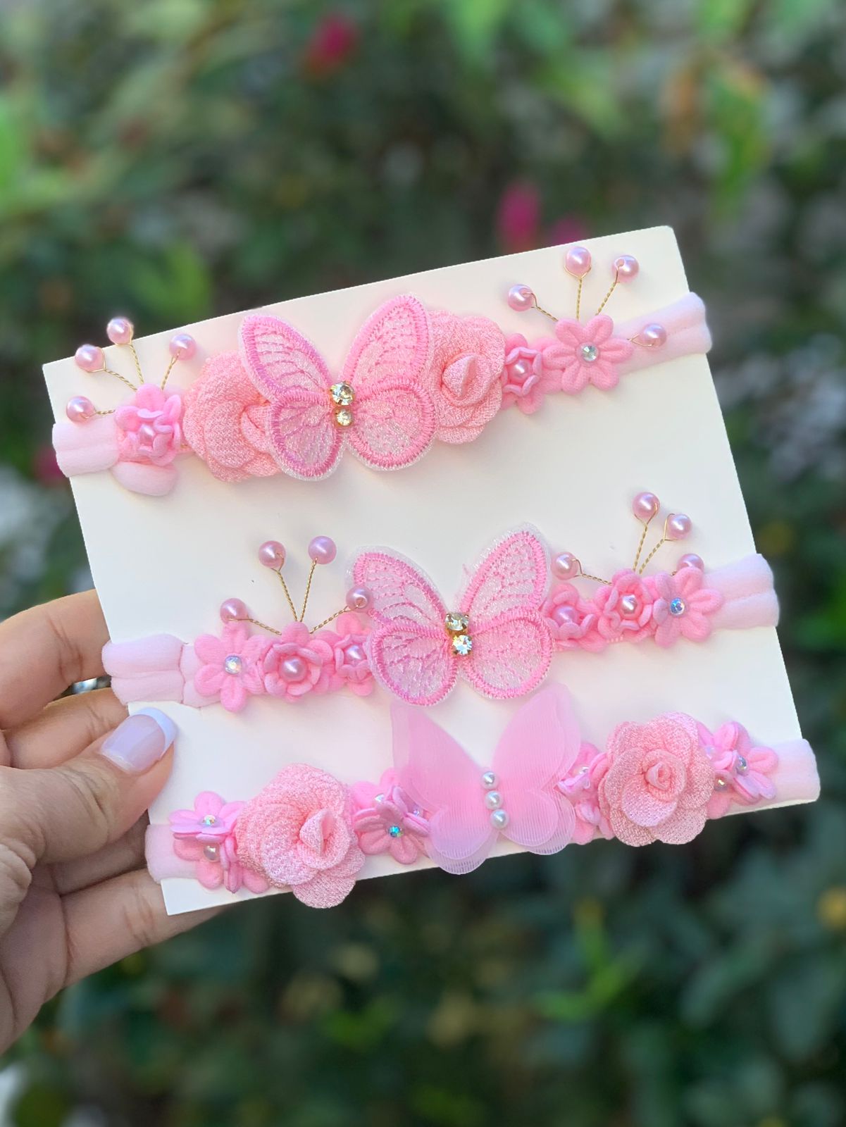 Tocado Rosita mariposas La unidad🦋, vincha, accesorios