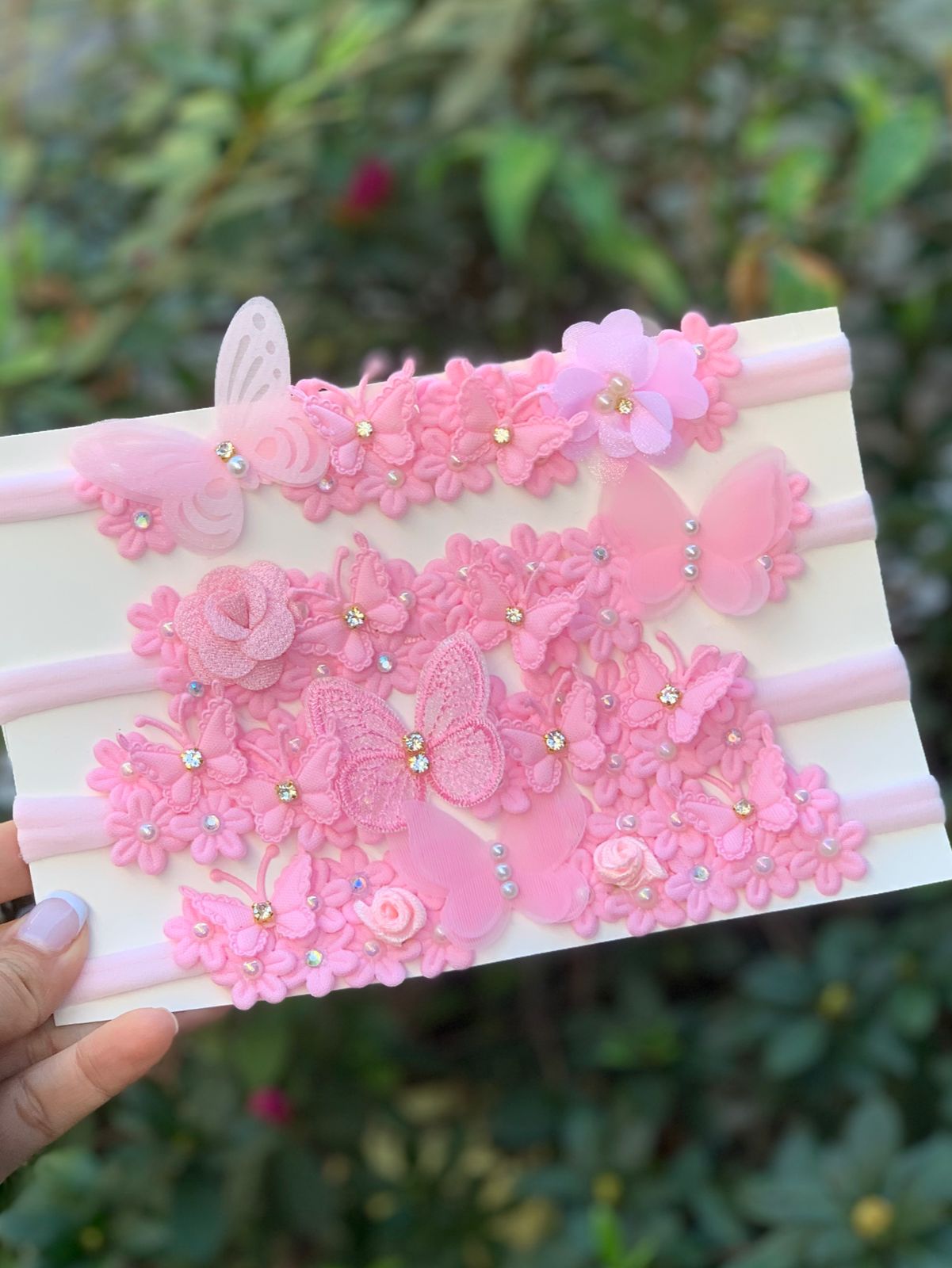 Tocado Rosita mariposas La unidad🦋, vincha, accesorios