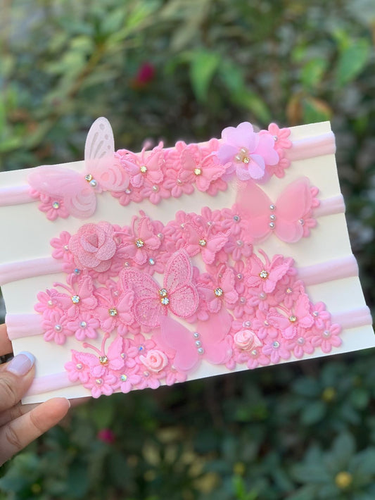 Tocado Rosita mariposas La unidad🦋, vincha, accesorios