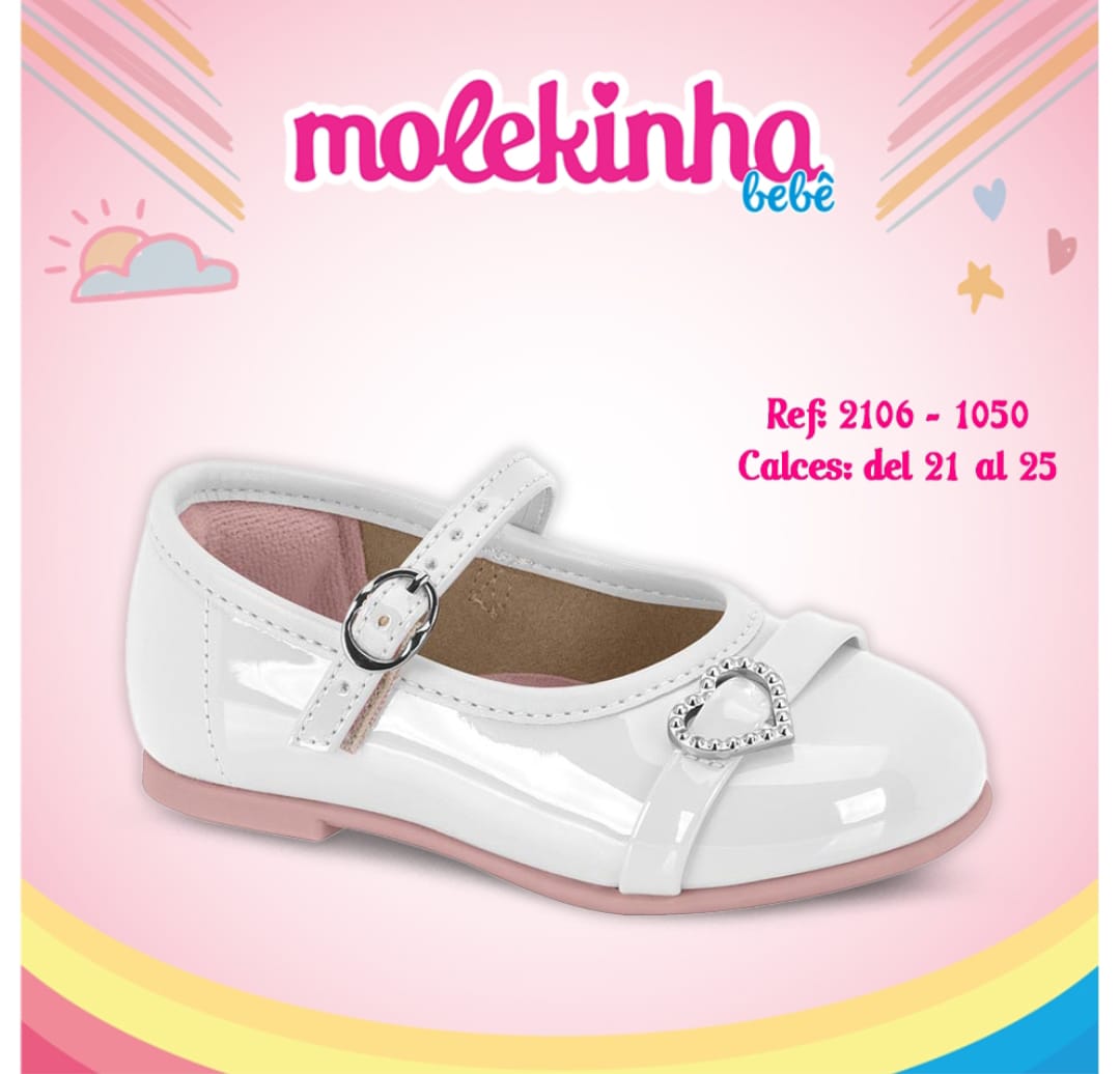 Molekinha, zapatitos, calzado, blanco, Bautismo, Cortejo