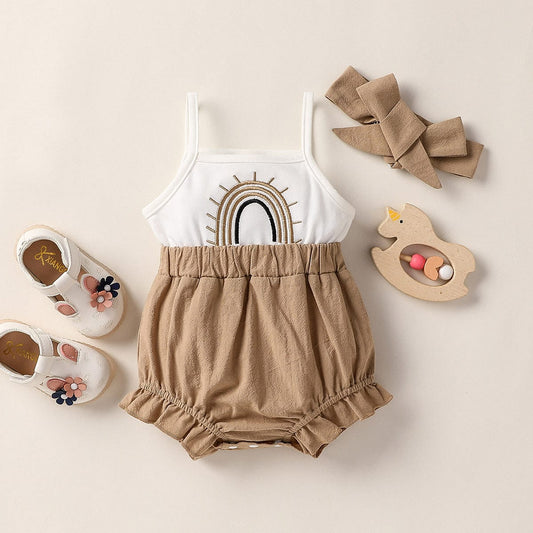 Conjunto Body Beige más vincha
