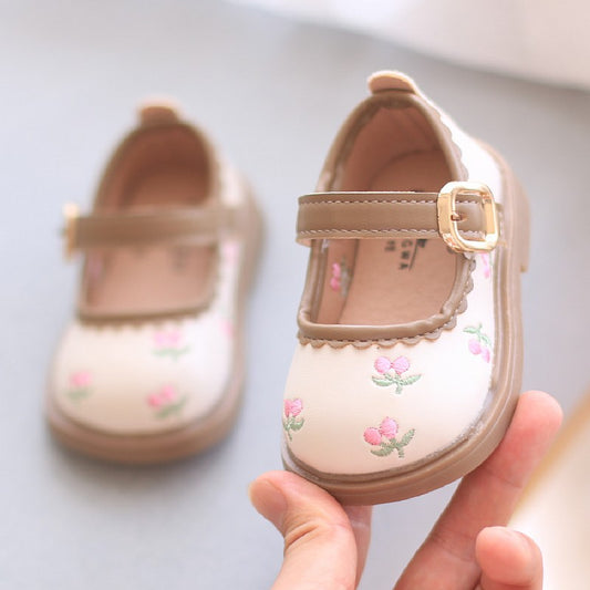 Zapato, calzado Beige con tulipanes 🌷🌷25106