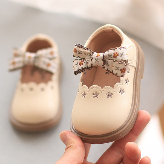 Calzado Beige con moño🎀✨ 25102