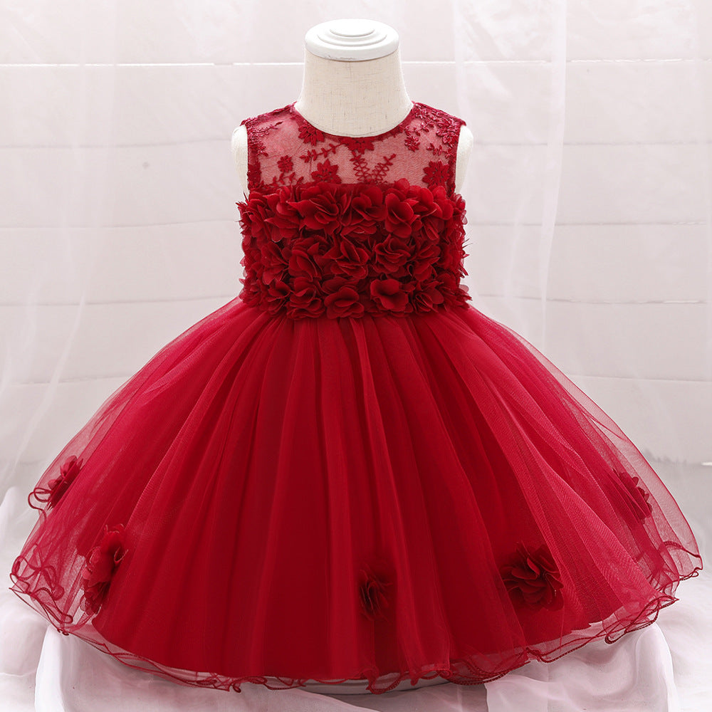 Vestido rojo elegante, Floral ❤️🌹1275