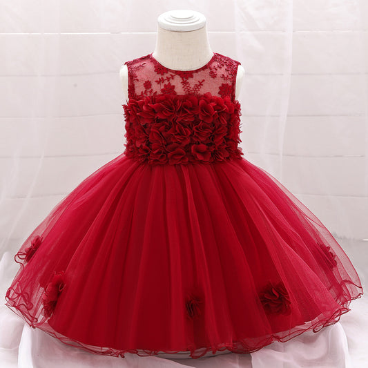 Vestido rojo elegante, Floral ❤️🌹1275