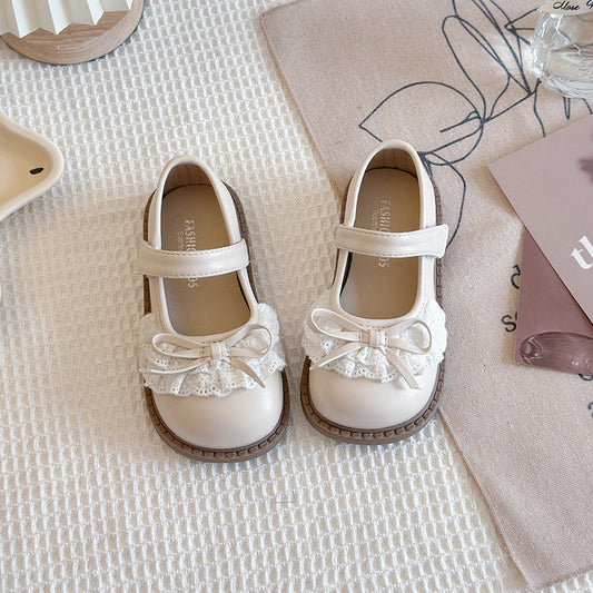 Zapato, Calzado Beige, encaje, moño🤍🎀25041