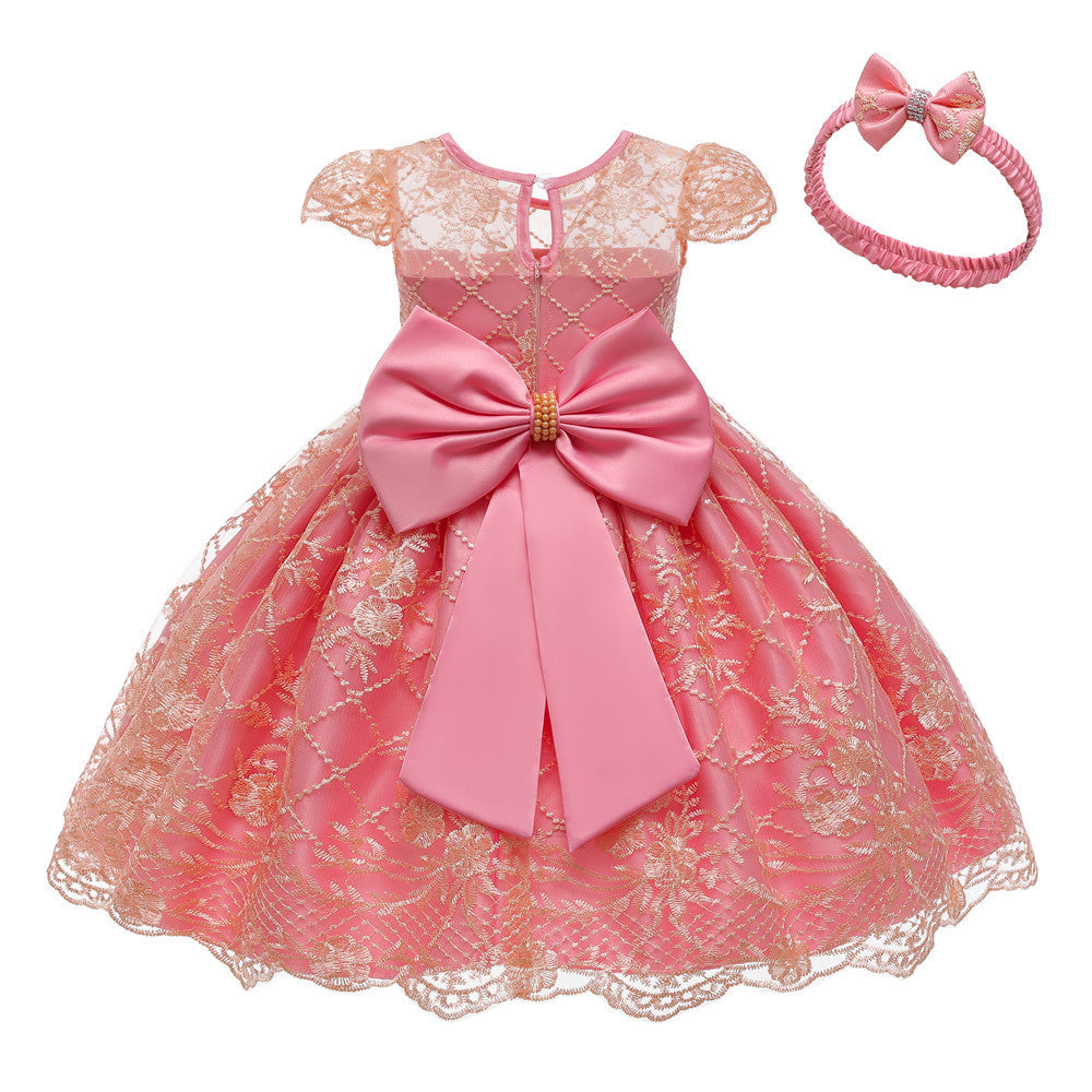 Vestido Rosa, Elegante, detalles dorados 🩷✨🎀1353