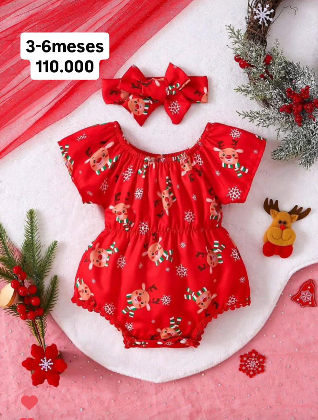 Body más vincha navieña🧑‍🎄🎄1400