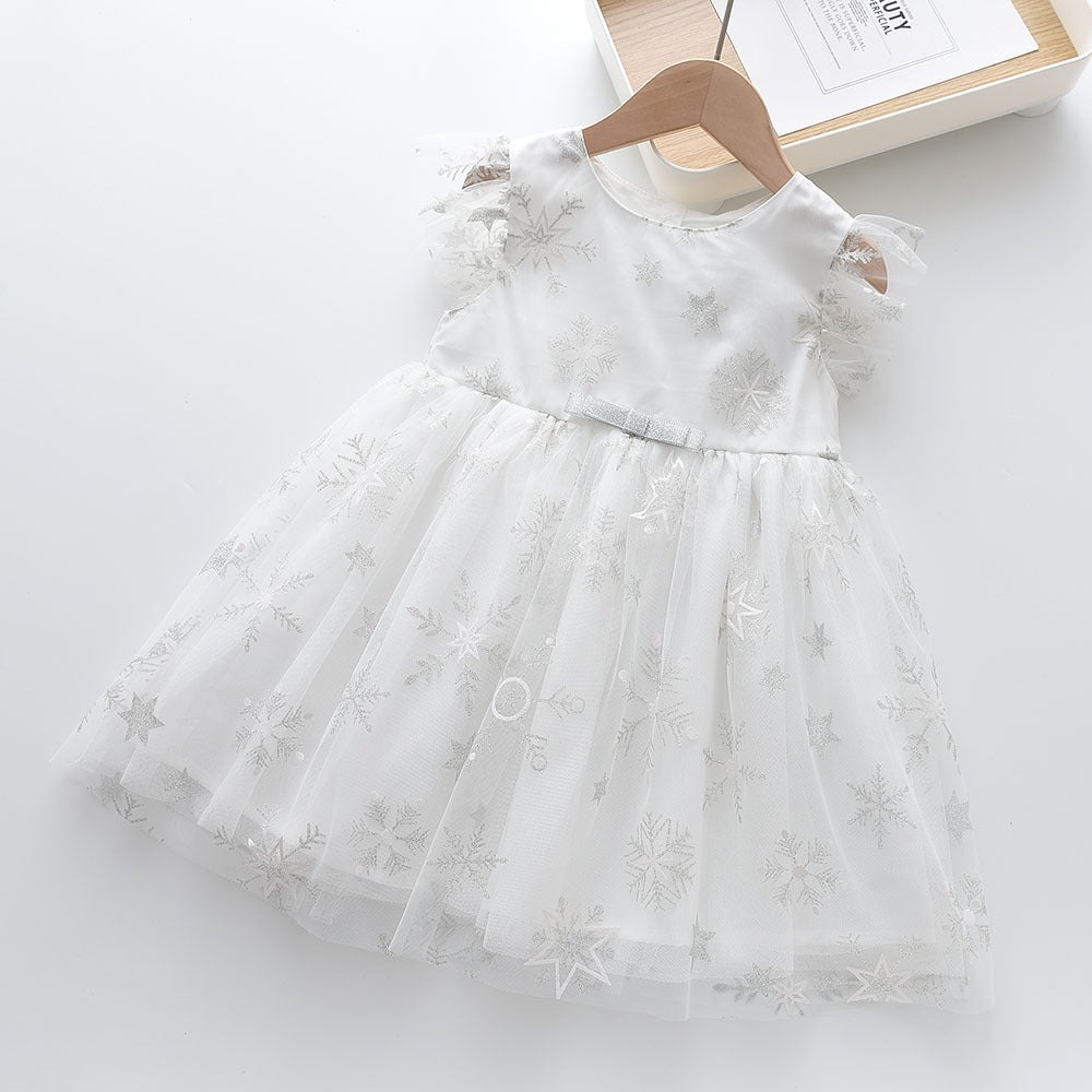 Vestido Blanco con brillos😇 Cortejo, año nuevo✨ 1428