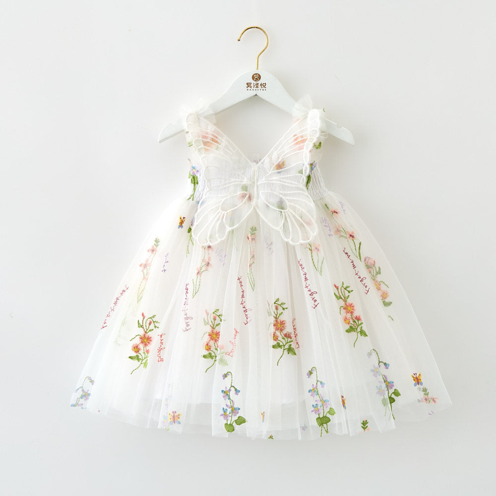 Vestido Blanco Mariposa🦋🤍 1489