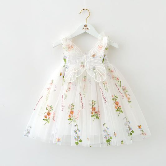Vestido Blanco Mariposa🦋🤍 1489