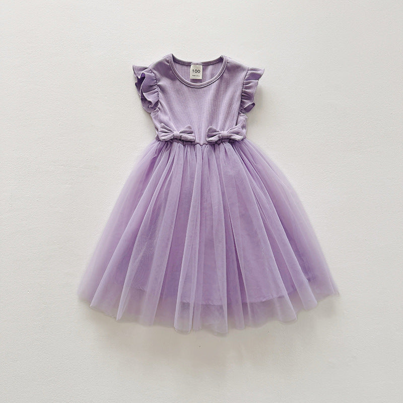 Vestido tull lila 💟💜1590