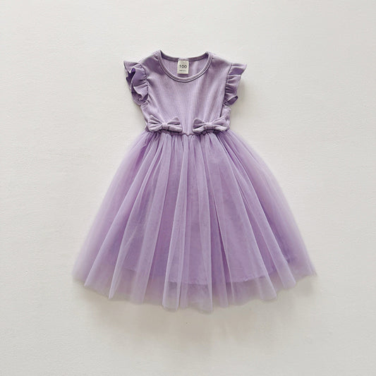 Vestido tull lila 💟💜1590