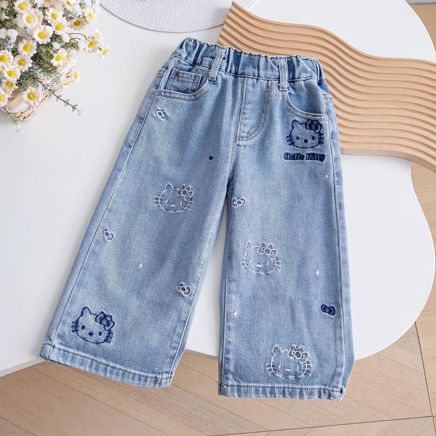 Jeans, pantalón, vaquero, diseño hello kitty 2079