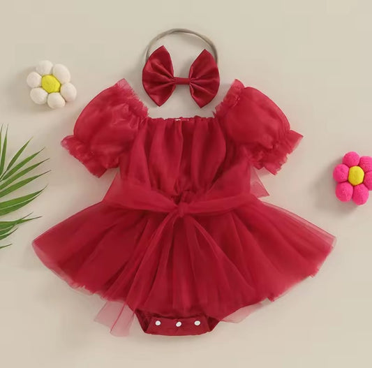 Vestibody más vincha rojo🎅❤️1446