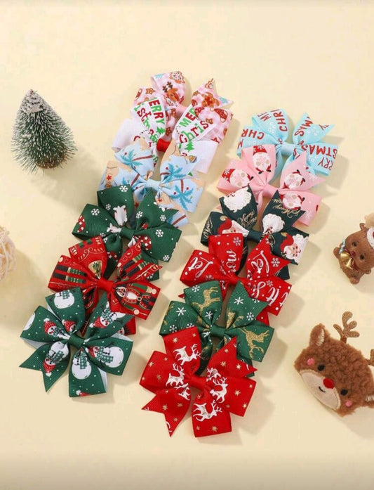 Accesorios, hebillitas navideñas el par🎄🎅1457