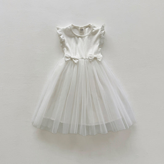 Vestido blanco tull🤍🌟1564