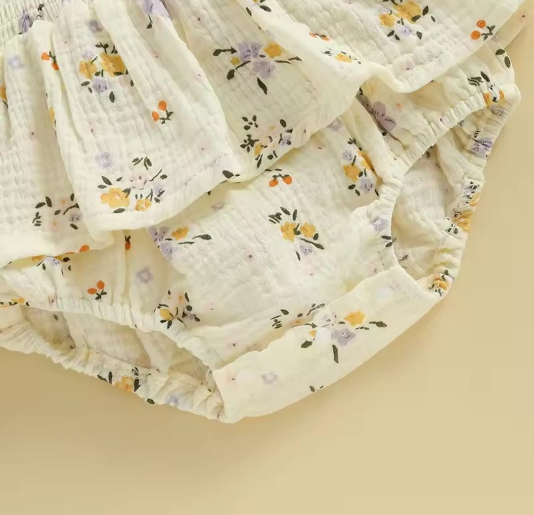 Vestibody más sombrerito con flores 🌼🌸1603