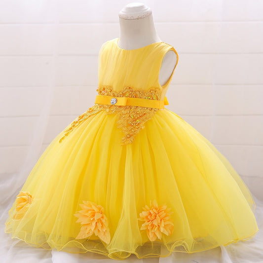 Vestido Amarillo princesa, abejita✨1753AM