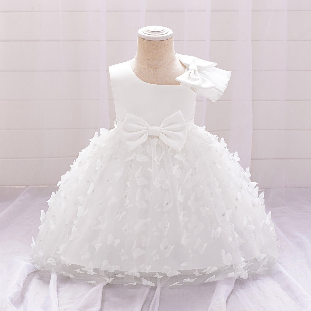 Vestido Blanco Mariposas🤍✨2044BL