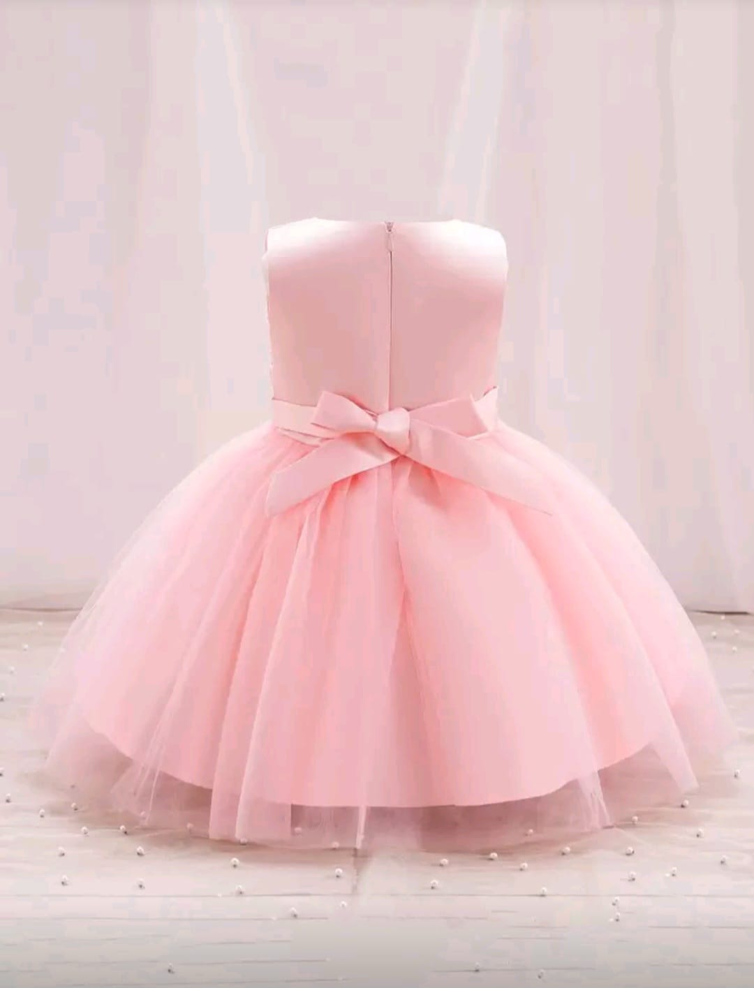 Vestido rosa con mariposas 🦋🩷 1743