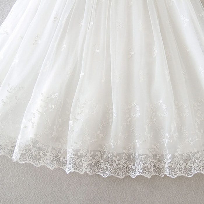 Vestido Blanco tres piezas con capa y gorro🤍2026