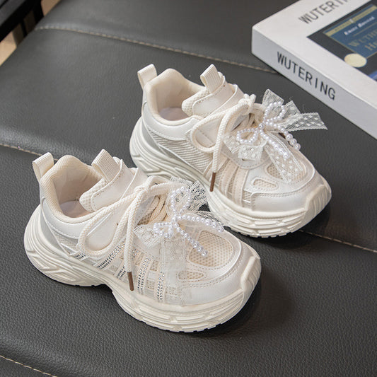Championcito, calzado Blanco con moño🎀Cod 015