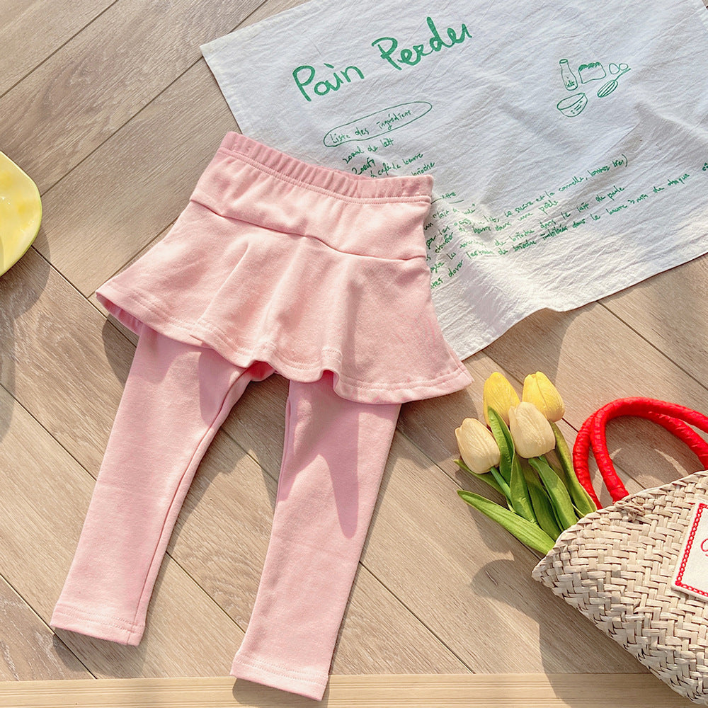 Calza pantalón con falda rosa 🩷 2580