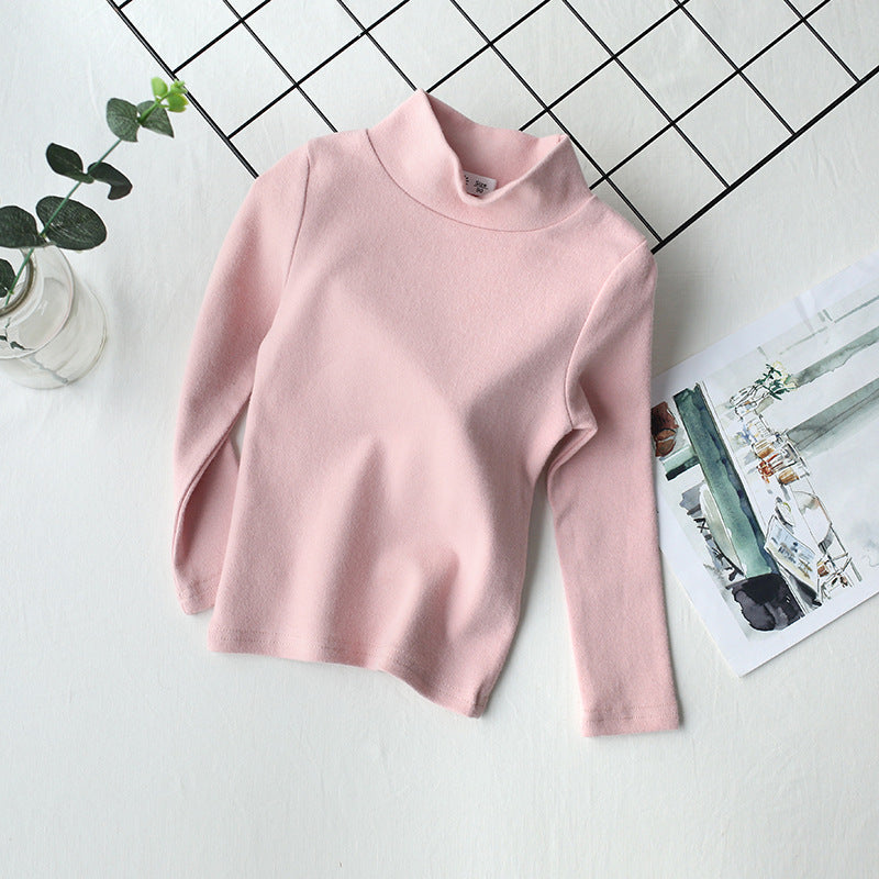 Básica, polera mangas largas rosa seca🎀 2583
