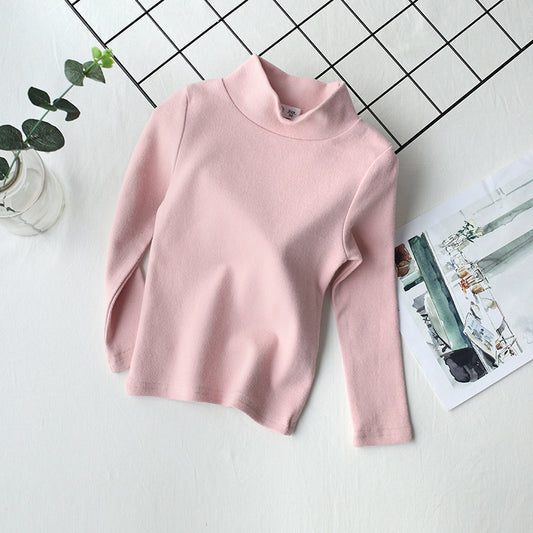 Básica, polera mangas largas rosa seca🎀 2583