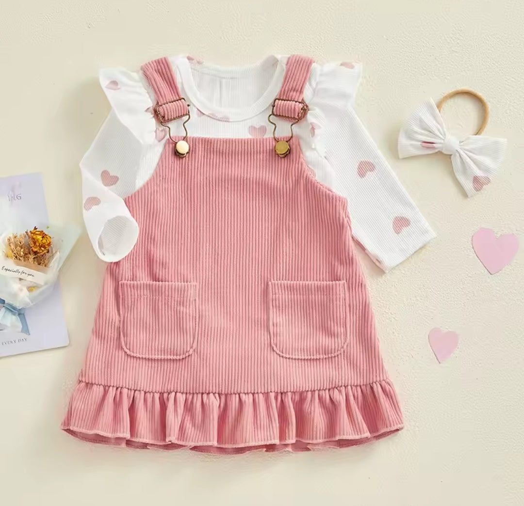 Conjunto Body, Jardinera, vincha🩷 2665