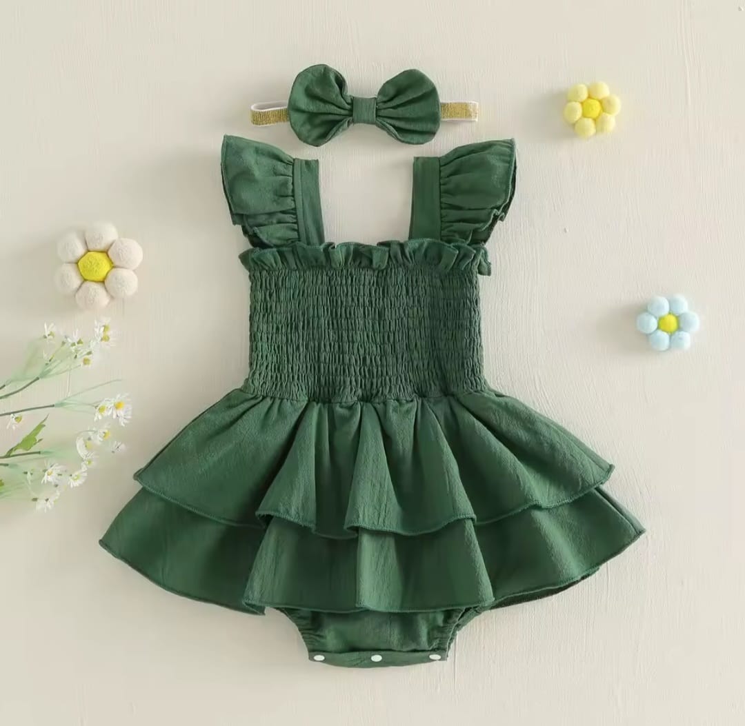 Vestibody verde más vinchita 💚 3101