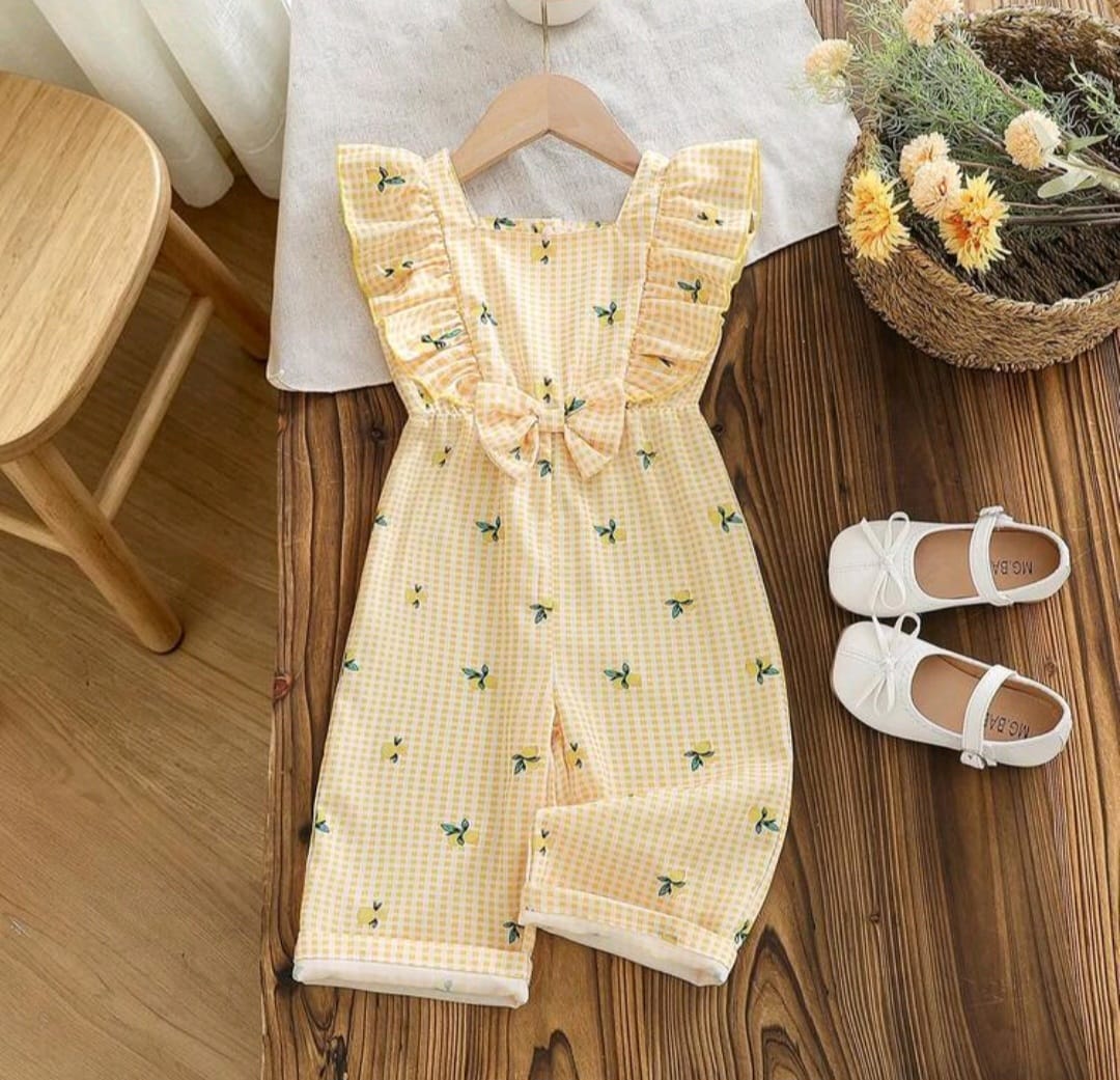 Jardinera, jardinerita, amarillo con flores 🌸 3330