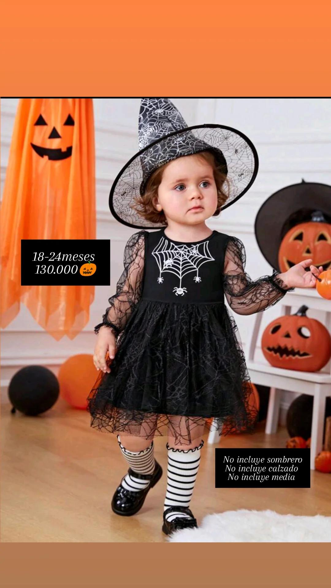 Vestido negro Halloween 🕷️ 1339