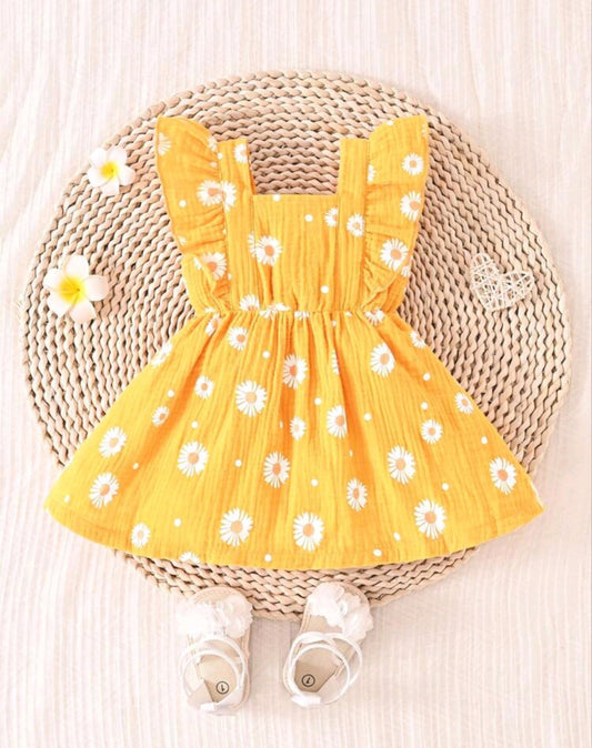Vestido amarillo, flores, girasoles 🌻🌼☀️ 3400