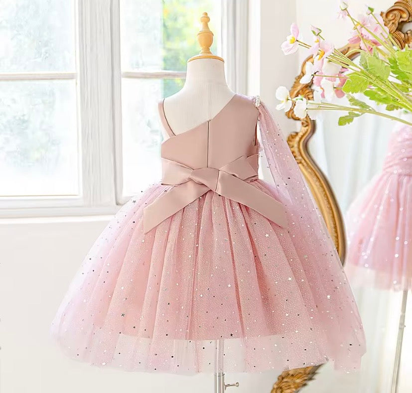 Vestido rosa vieja con brillos 💖 2045RV