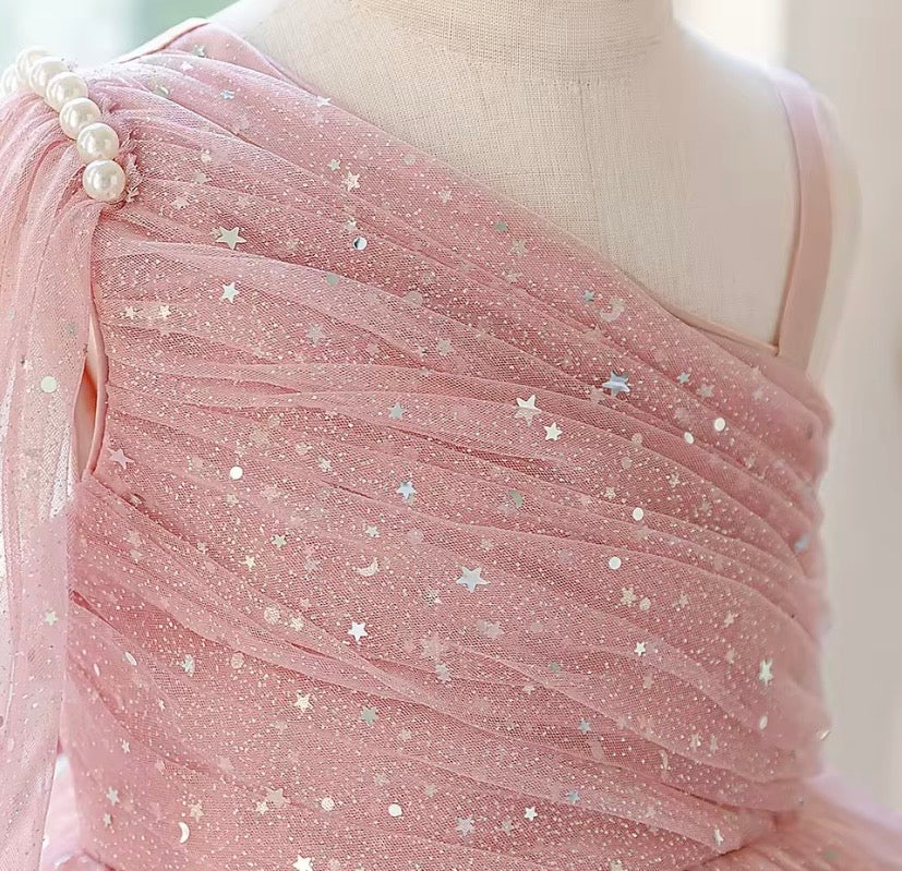 Vestido rosa vieja con brillos 💖 2045RV
