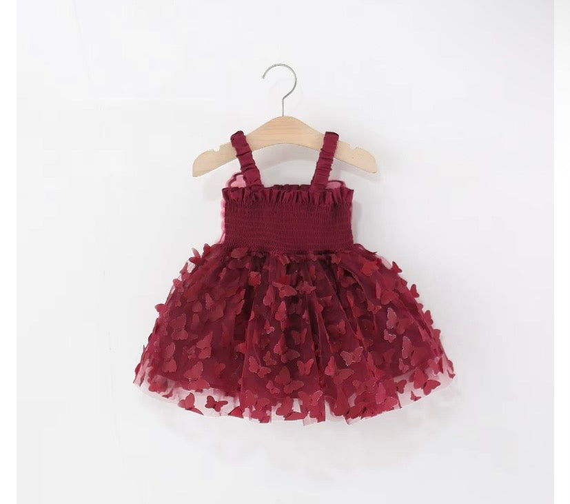 Vestido de mariposas bordó ❤️🦋 3610
