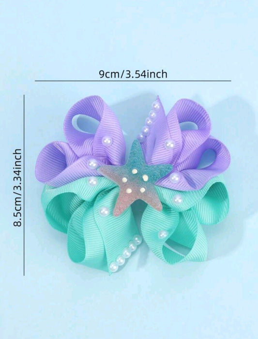 Accesorios la unidad 🎀, hebillitas, hebilla, sirena, verde agua, lila